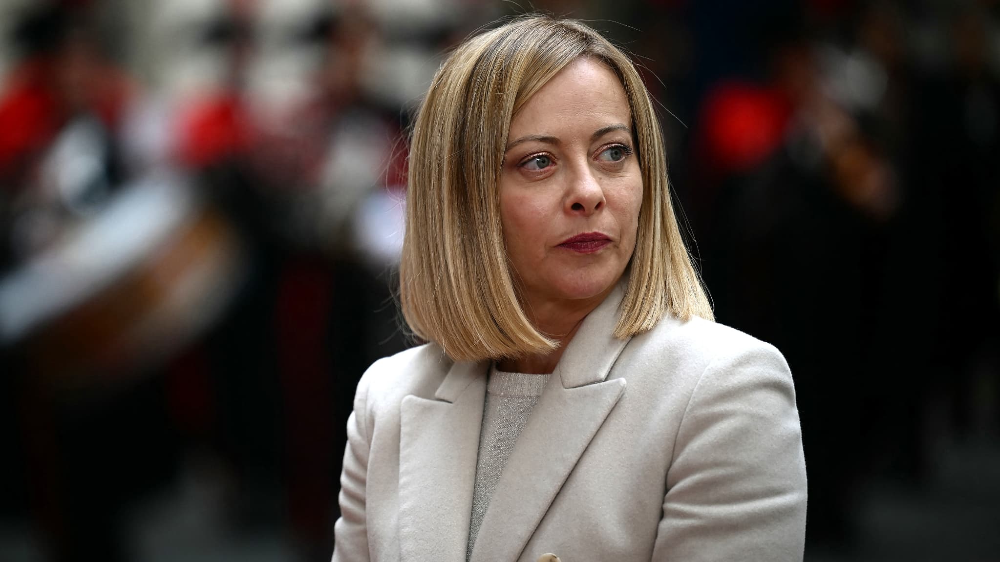 La présidente du Conseil des ministres d'Italie Giorgia Meloni à Rome le 10 février 2025