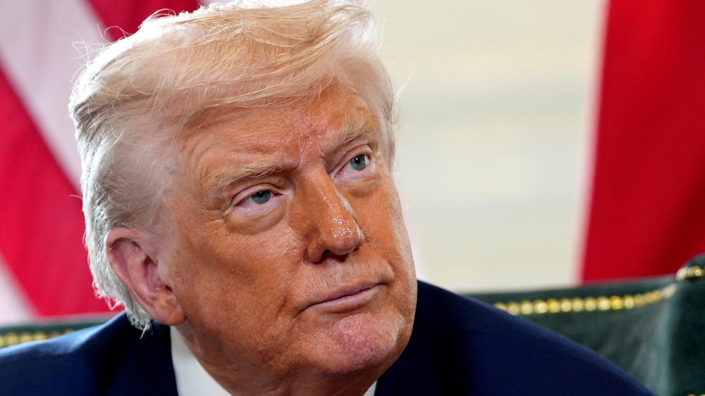 Donald Trump lors d'une réunion bilatérale
