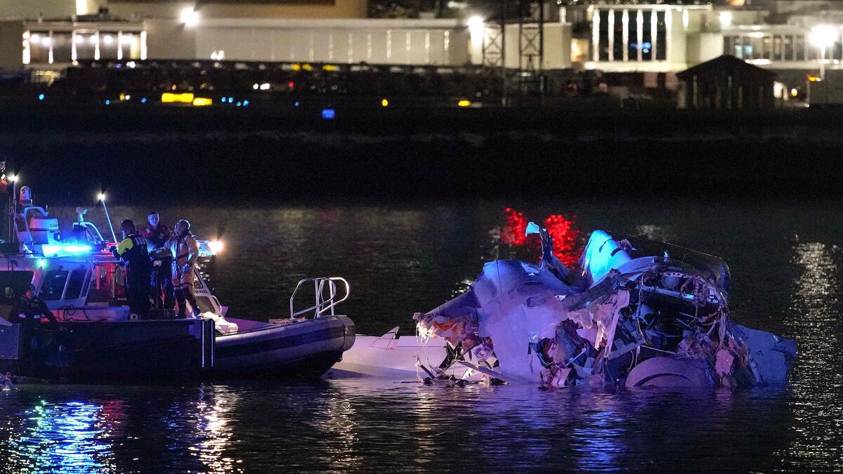 Image illustrant la zone d’incident à Washington