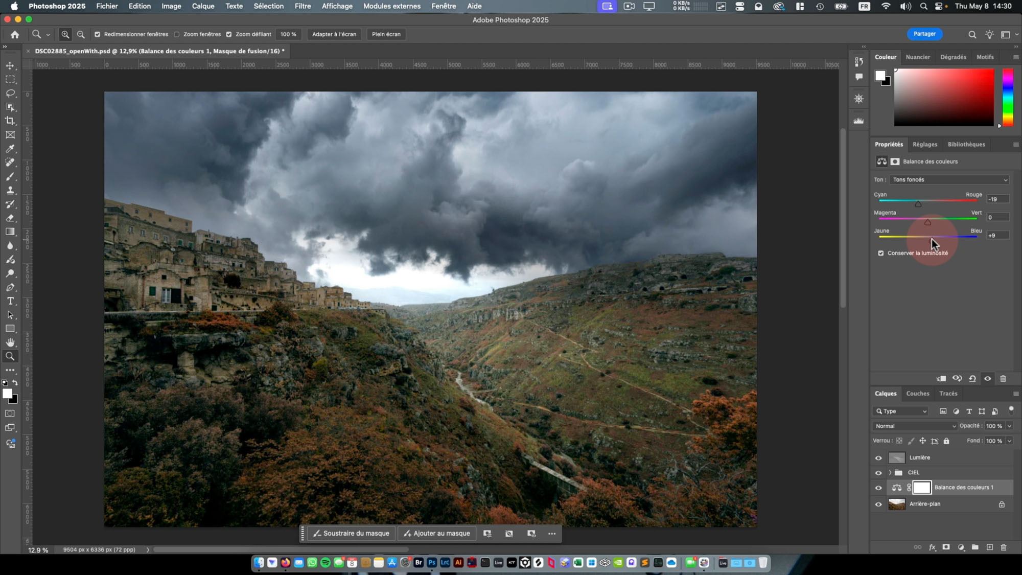 Détails de la formation Photoshop
