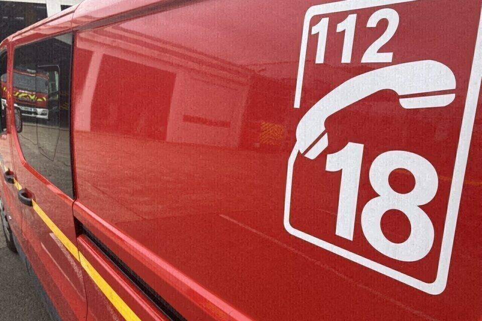 Les pompiers soupçonnaient une fracture sur l'un des enfants.