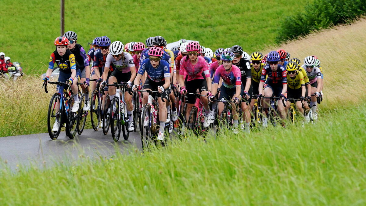 Ascension du col de Joux Plane lors du Tour de France femmes 2023