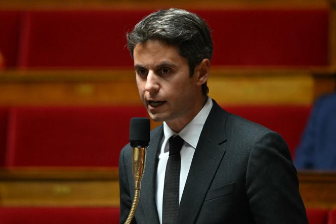 Le secrétaire général de Renaissance, Gabriel Attal, à Paris, le 24 juin 2025.