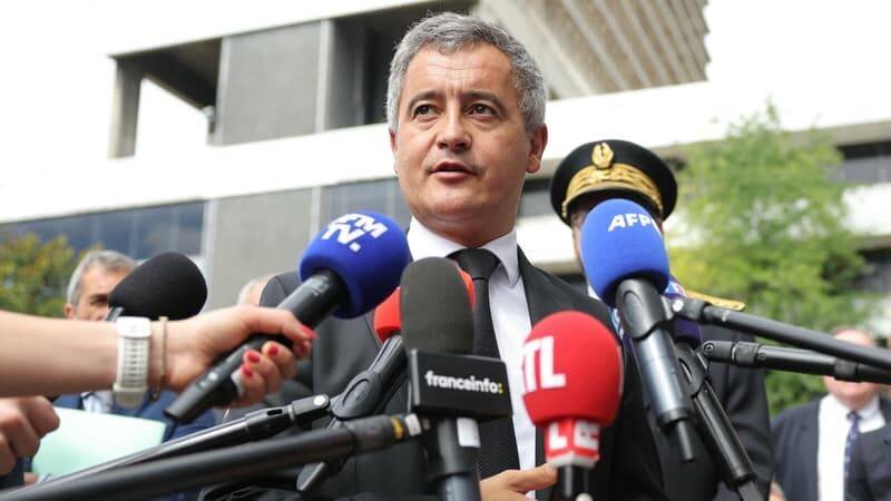 Gérald Darmanin à Nanterre le 31 juillet 2025 - Thomas SAMSON / AFP