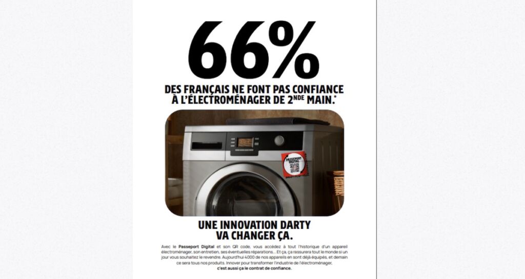 Darty compte sur le déploiement du passeport pour rassurer les consommateurs concernant les appareils de seconde main.