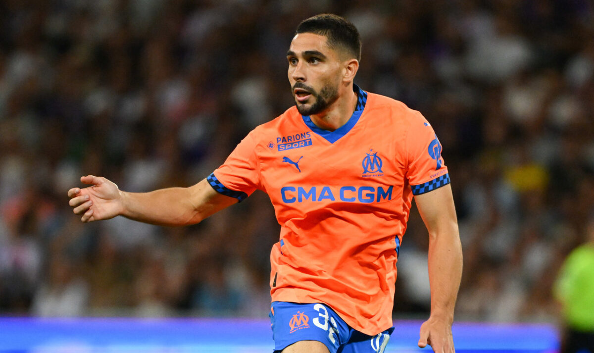 Neal Maupay avec l'OM