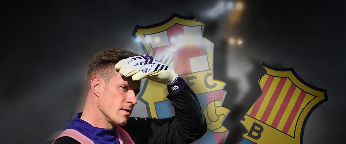 Marc-André Ter Stegen lors d'un match du FC Barcelone