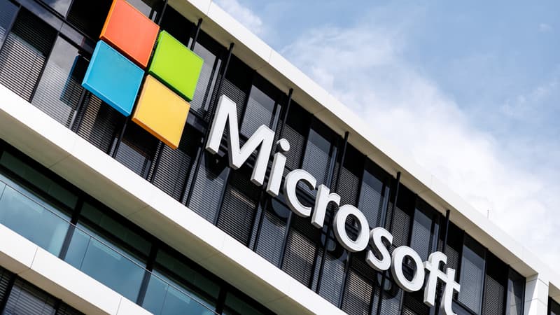 Le logo de Microsoft.