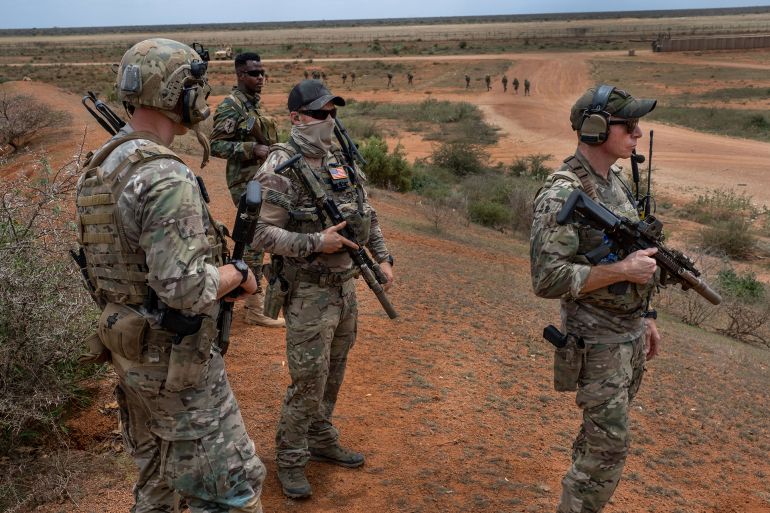 Forces spéciales somaliennes entraînées par les Navy Seals américains