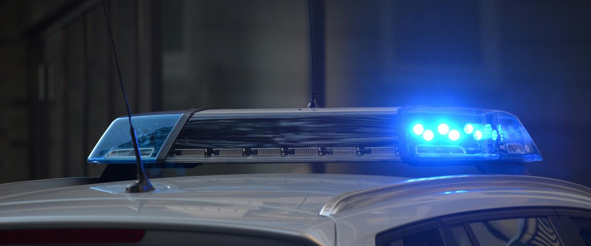 Vue d'une scène de police lors d'une intervention à Limoges