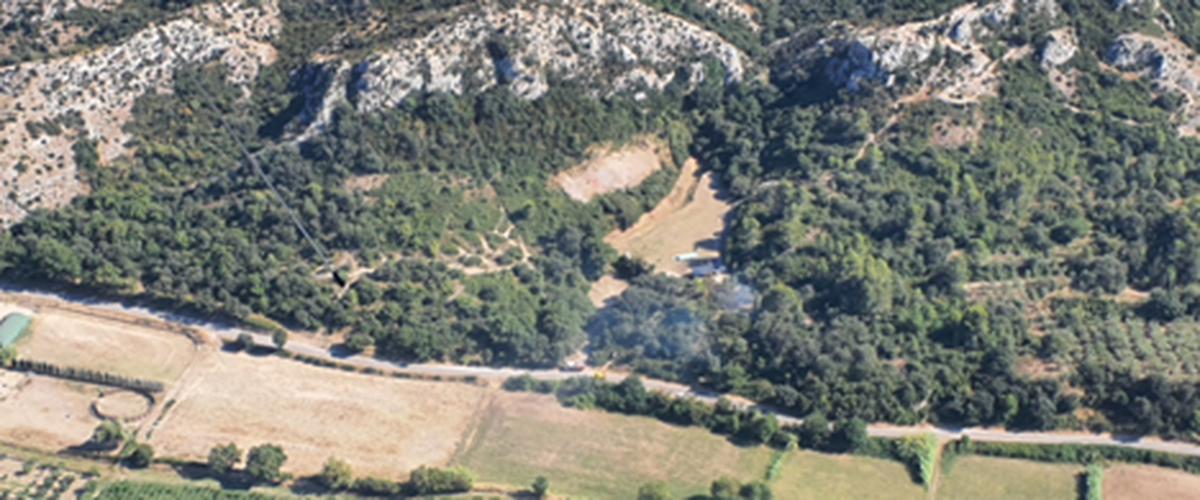 Les pompiers en intervention dans le Gard lors de l'incendie de ce jeudi