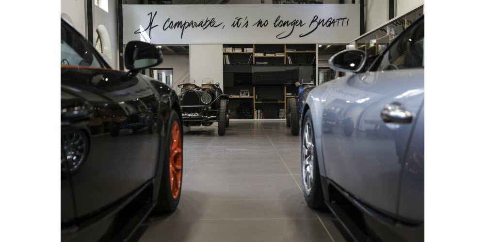 La « remise nord » du site Bugatti de Dorlisheim abrite un petit musée. Photo Thomas Toussaint