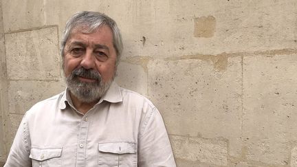 Portrait de l'écrivain Sorj Chalandon, Paris, le 5 septembre 2024.