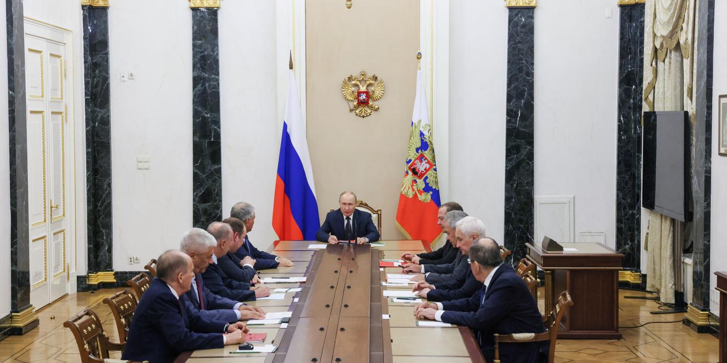 Vladimir Poutine lors d'une rencontre diplomatique