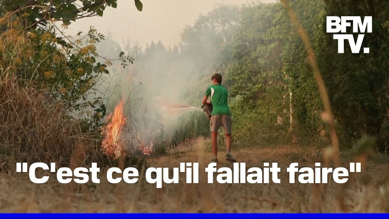 Adolescents sauvent la maison voisine pendant l