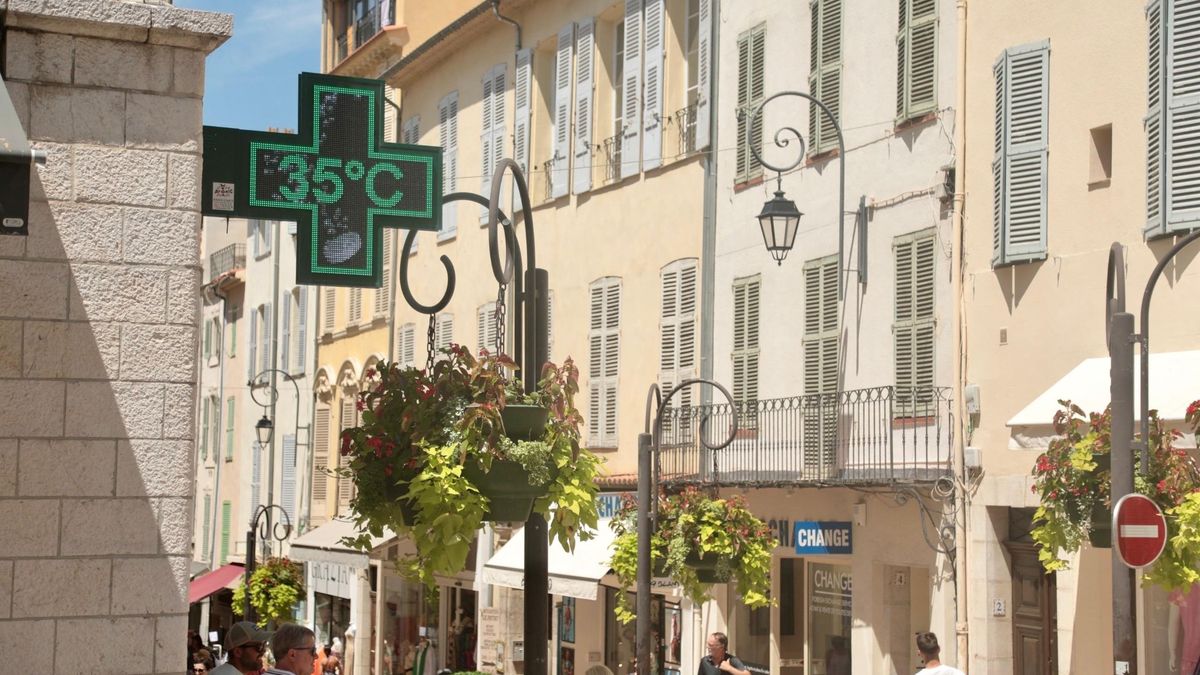 Carte des départements en vigilance orange canicule
