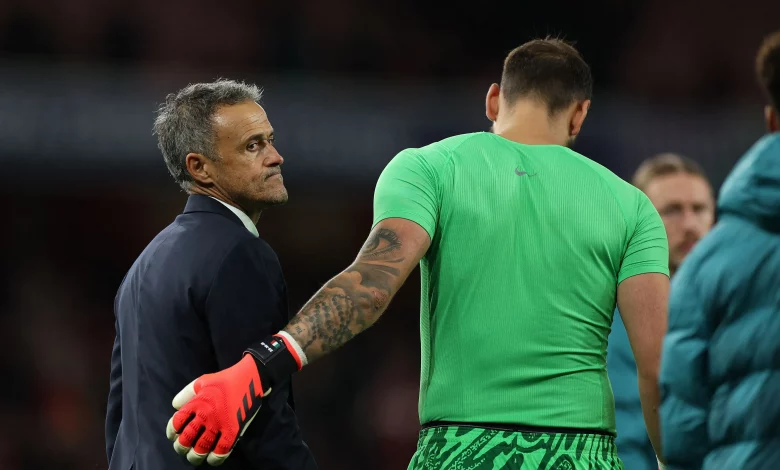 Luis Enrique et Donnarumma