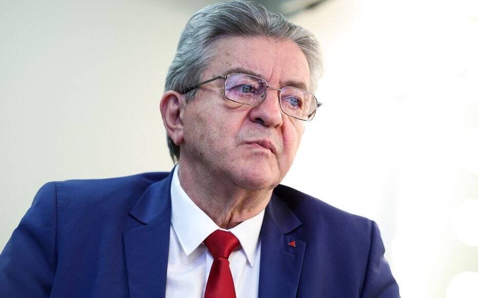 Mélenchon lors d’un entretien avec Nancy Fraser
