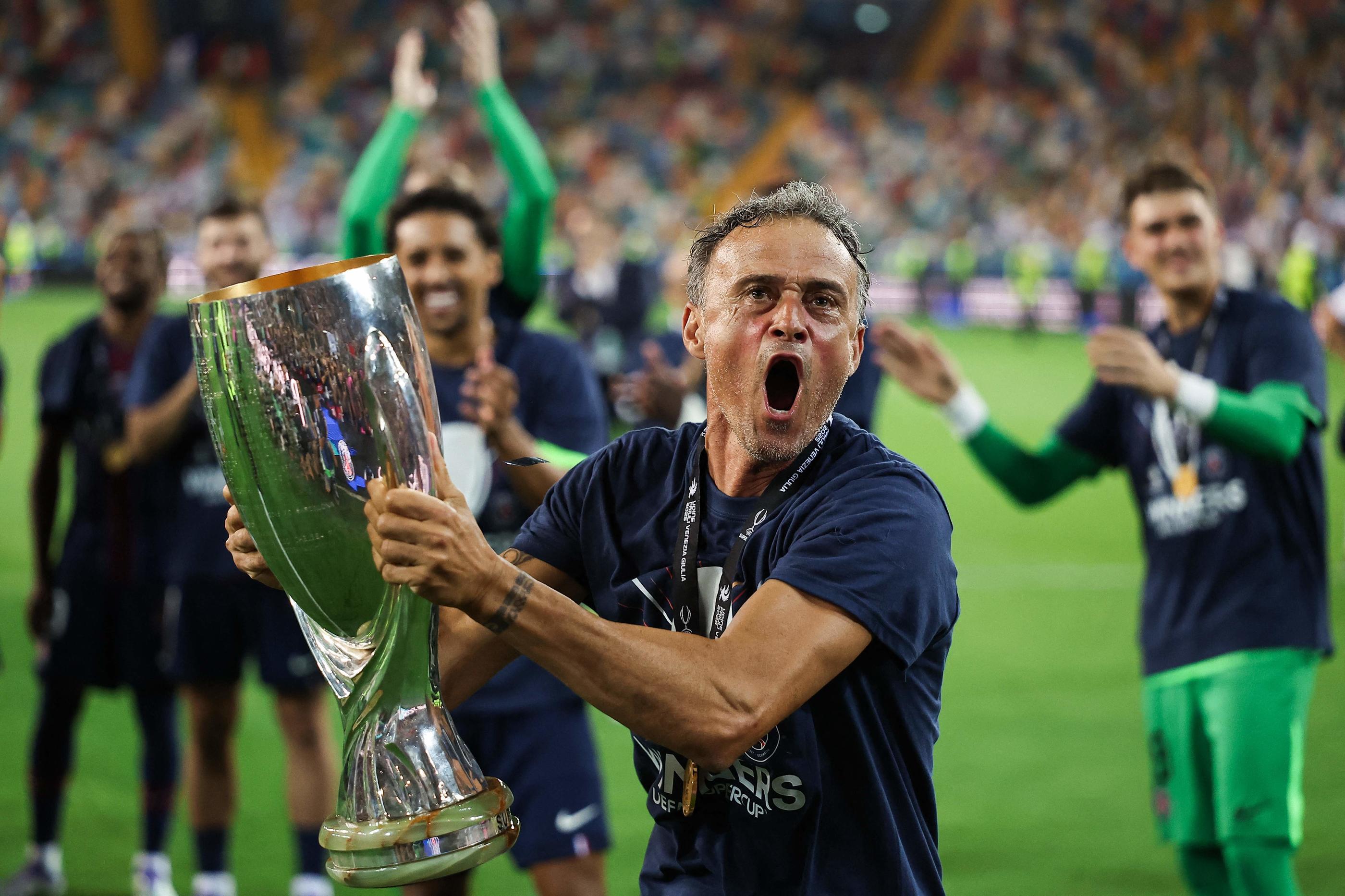 Injuste ou pas, Luis Enrique a savouré pleinement la victoire face à Tottenham.