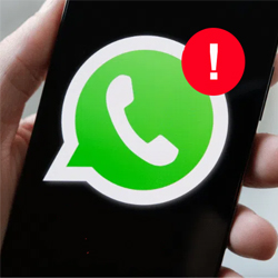 Interface WhatsApp montrant l'assistant d'écriture
