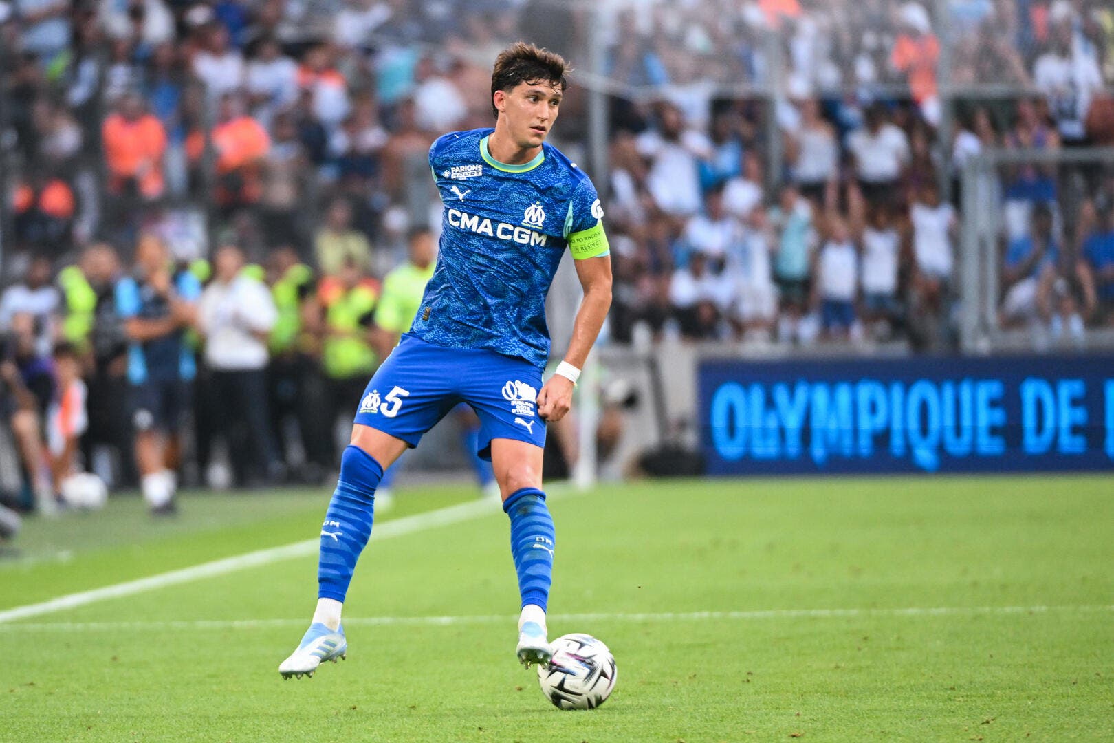 Leonardo Balerdi sous le maillot de l'OM