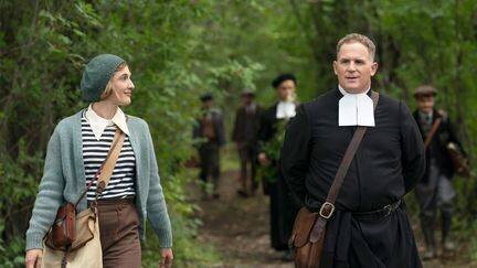 Mylène Mackay et Alexandre Goyette scène film