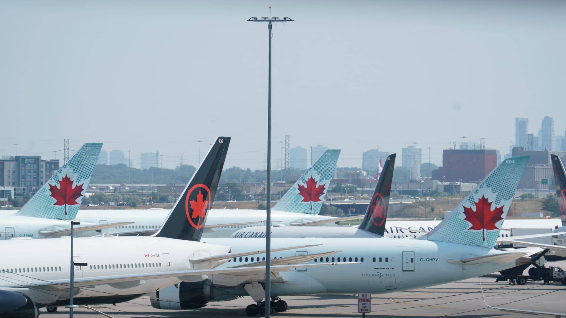 Air Canada: avions immobilisés après intervention