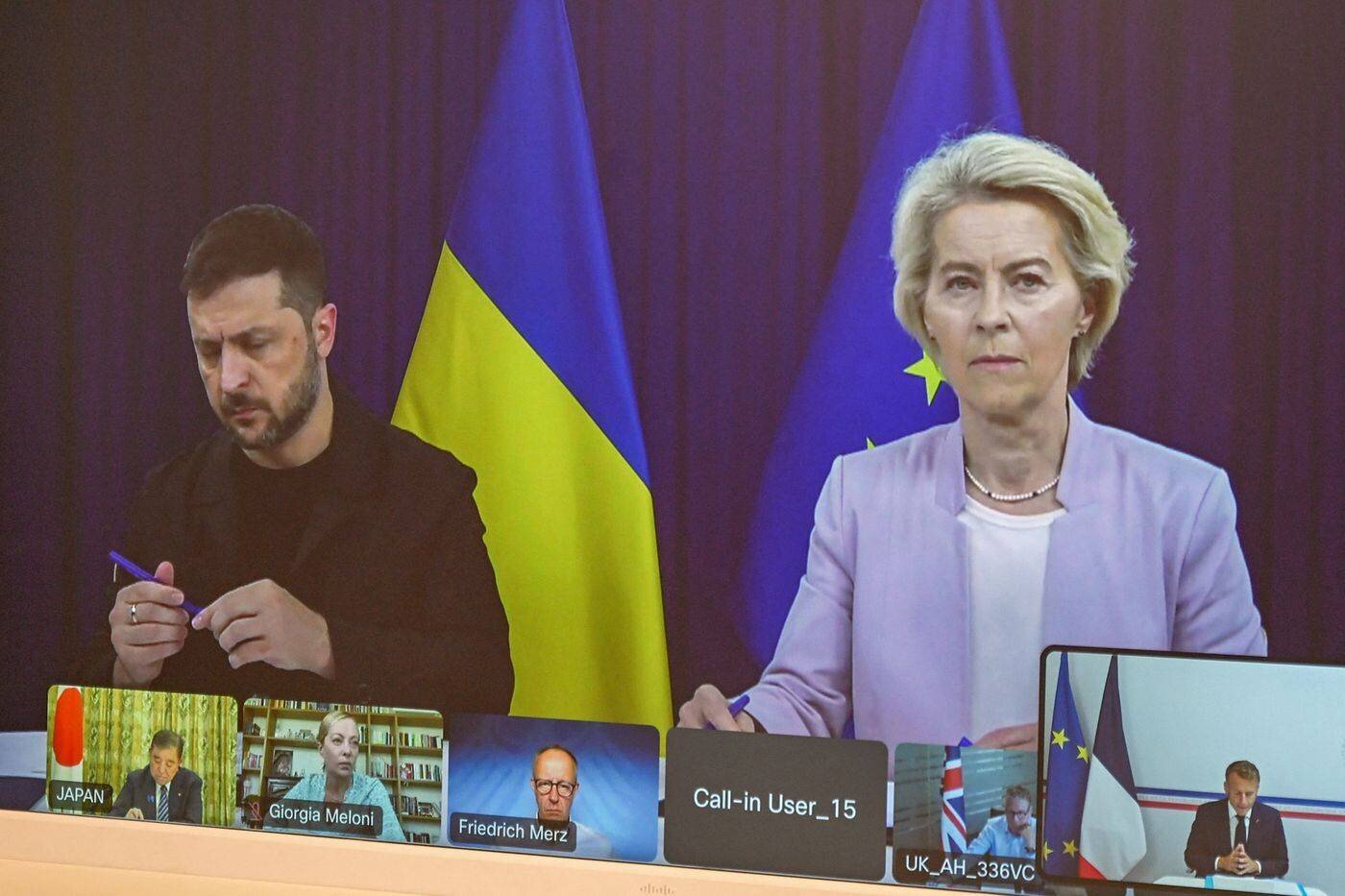 Dirigeants européens se préparant pour Washington