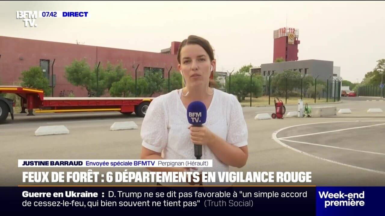 Six départements en vigilance rouge, illustration BFMTV