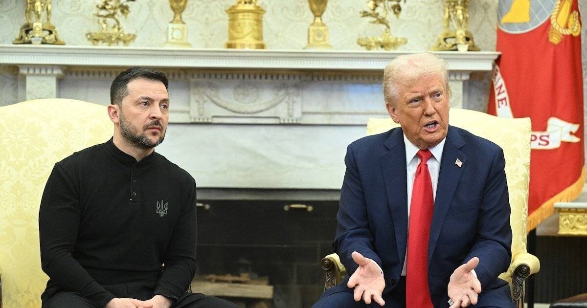 Volodymyr Zelensky et Donald Trump à la Maison Blanche