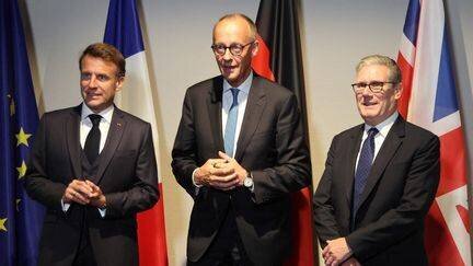 Macron Merz Starmer à La Haye le 24 juin 2025