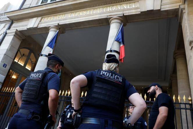 Façade du Conseil constitutionnel à Paris