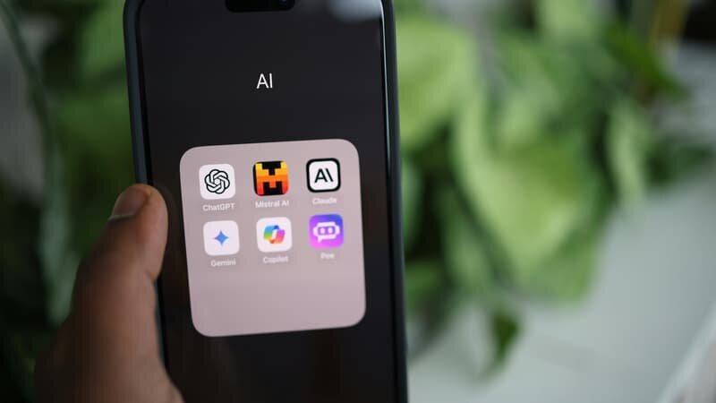 Applications d'IA sur un iPhone