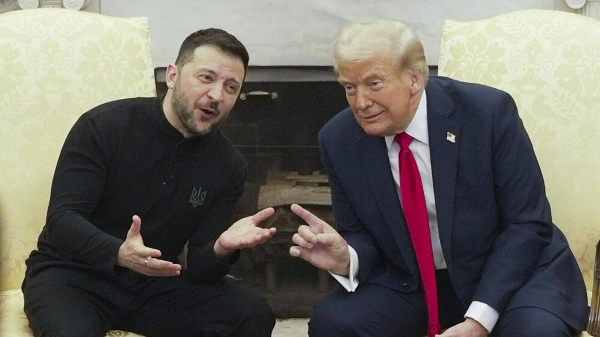 Donald Trump et Volodymyr Zelensky à la Maison Blanche