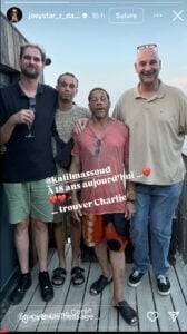 Khalil debout près de JoeyStarr, photo Instagram