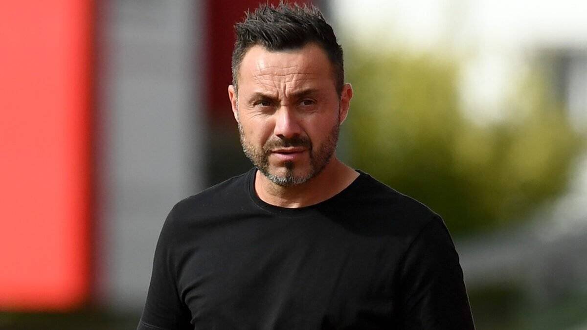 Roberto De Zerbi en conférence de presse