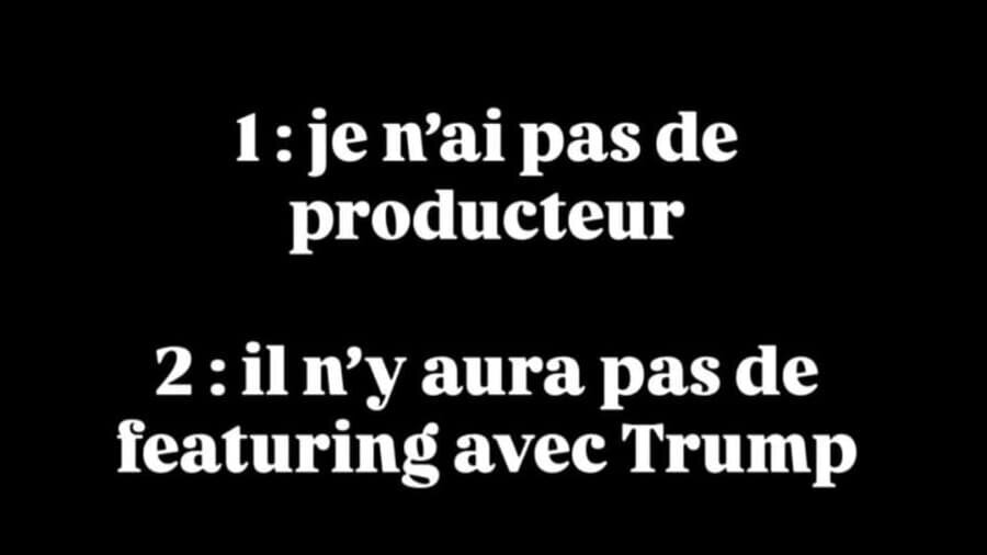 Story Instagram de Gims, 23 juillet 2025