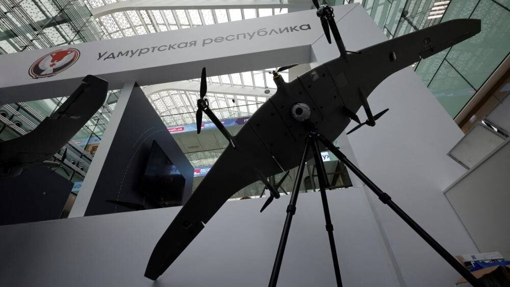 Drones russes exposés lors d’un forum