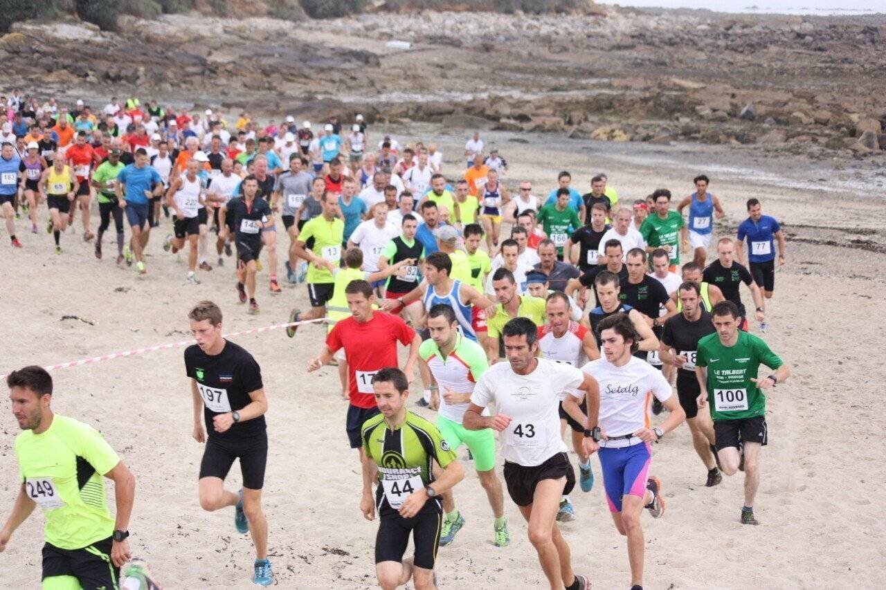 Course du Trail de l’Algue à Pleubian en bord de mer