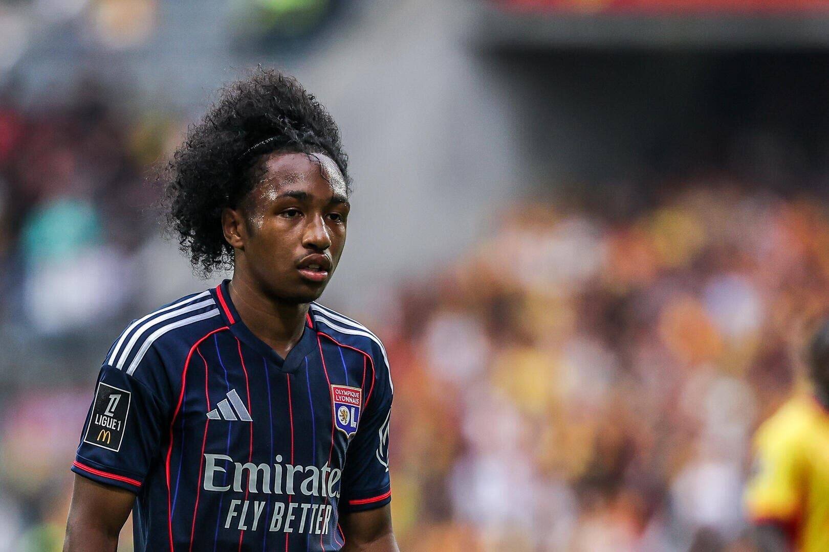 Malick Fofana célébration avec l'OL