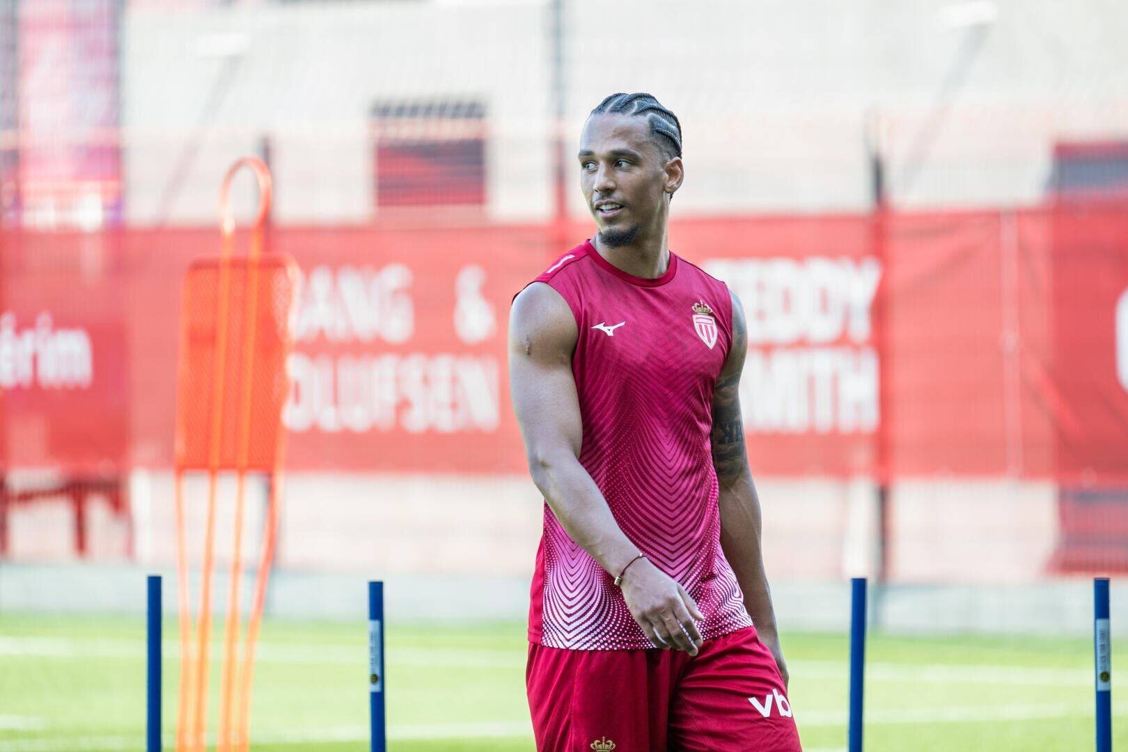 Thilo Kehrer lors d'un match avec l'AS Monaco