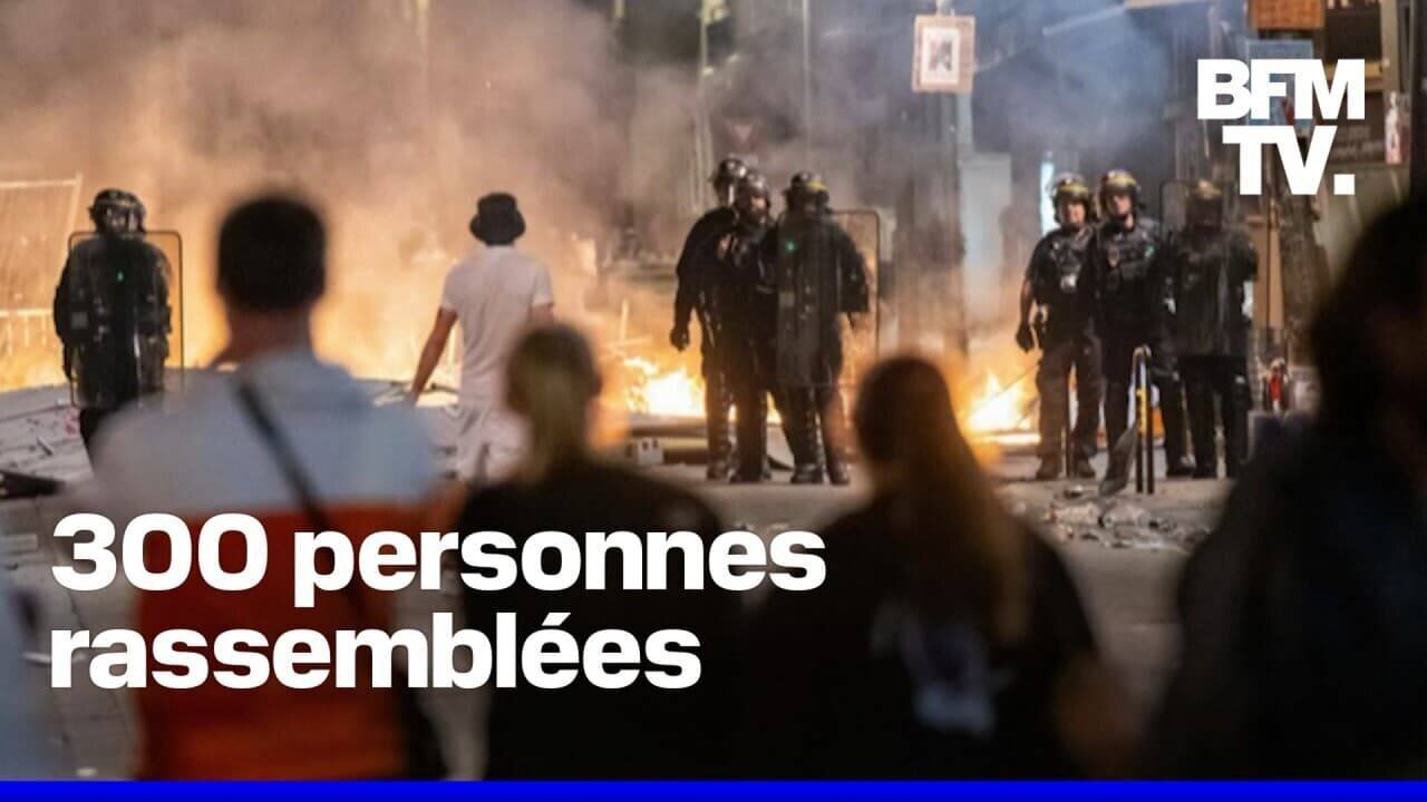 Affrontements lors du festival de theatre de rue à Aurillac