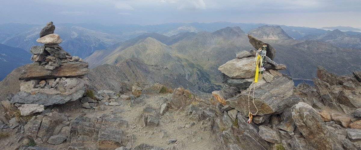 Le massif du Carlit et zone de l'incident