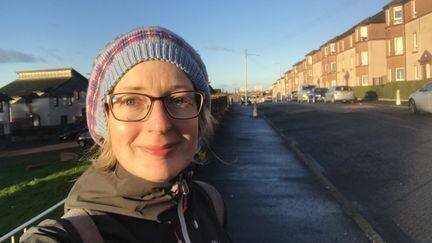 Inga Vesper à Glasgow, portrait