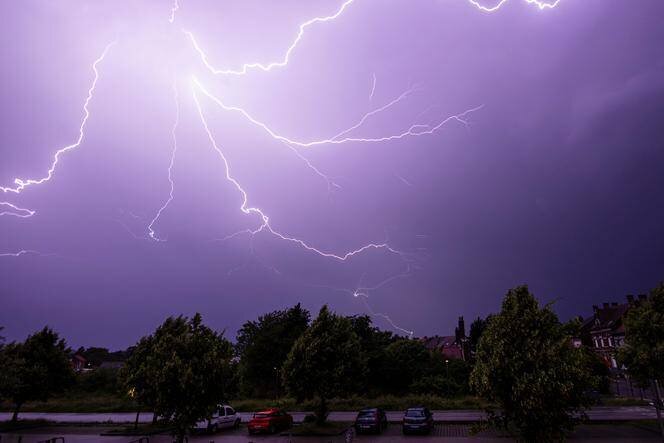 Orage à Bruay-la-Buissière le 14 juin 2025