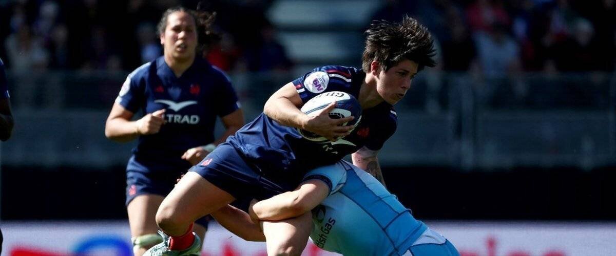 Vue du stade d'Exeter, rugby féminin
