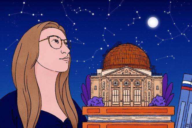 Aleksandra à l'Observatoire de Meudon