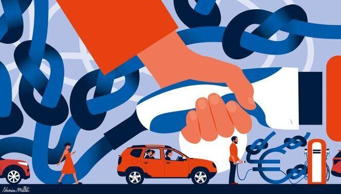 Couple recharge voiture électrique à une borne