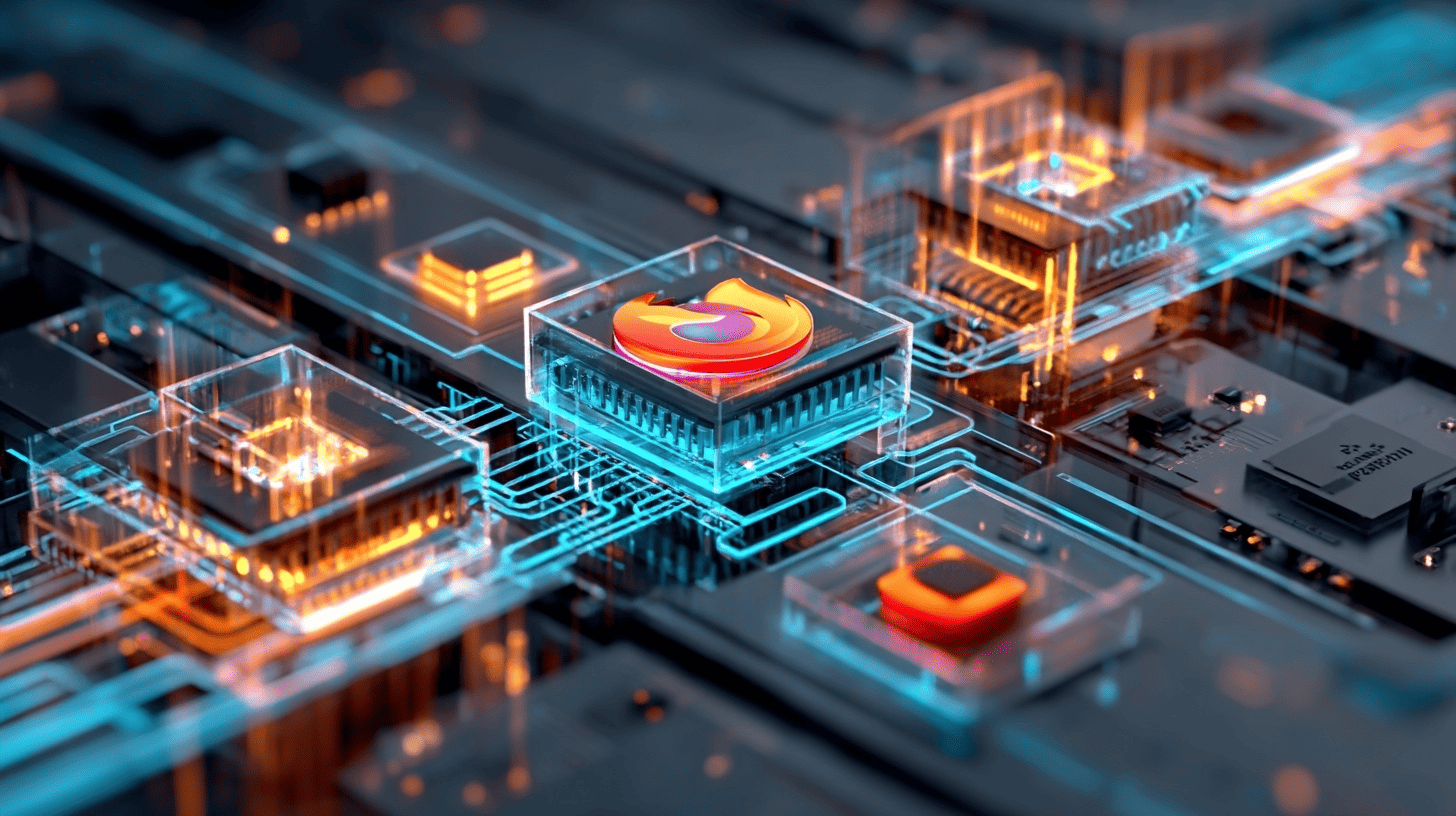 Interface Firefox 142 avec nouveautés