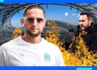 Adrien Rabiot lors de son départ de Marseille